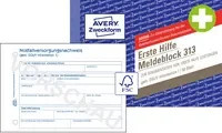 Avery Zweckform Meldeblock Erste Hilfe DGUV Vorschrift 1, gelocht, 50 Blatt, weiß, DIN A6 quer - Bild 1