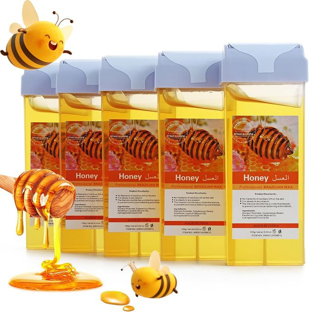 BXA Roll-On-Nachfüllung Haarentfernungswachs, Honigwachs, Unisex - Bild 1