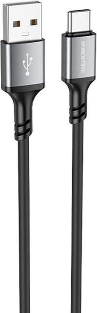 Borofone BX83 Daten- und Ladekabel USB-A auf USB-C, 18W, Schwarz, 1m - Bild 1