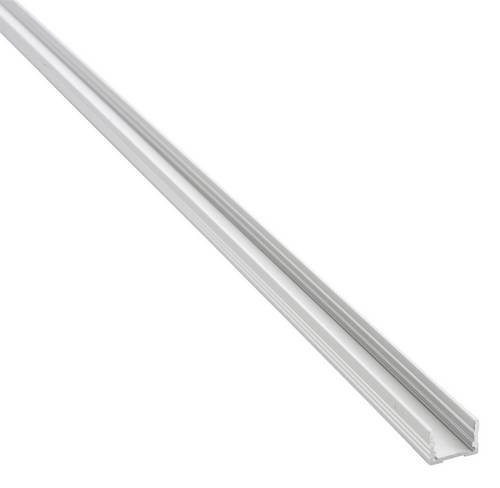 Barthelme Aluminium Profil in Silber, L: 1000 cm, B: 18,4 cm, H: 1,3 cm - Bild 1