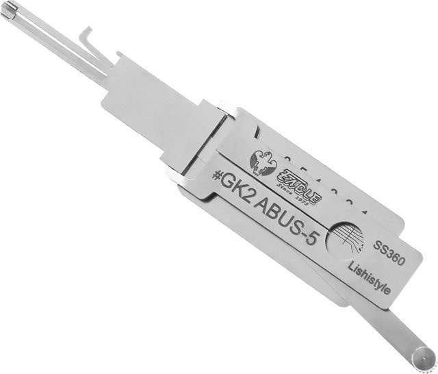 ABUS GK2 SS360 LISHI 2-in-1 Professionelles Schlosserwerkzeug für deutsche Türschlösser - Bild 1