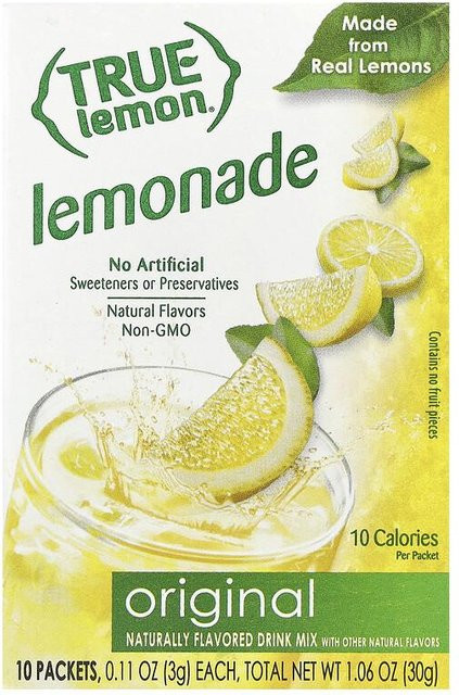 True Lemon, Getränkepulver, Zitrone, 10 x 3 g - Bild 1