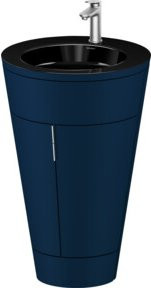 Duravit Waschtischunterschrank Starck 1 c-bonded Set, Blau s-matt, B/T/H: 56 x 60,5 x 86,4 cm - Bild 1