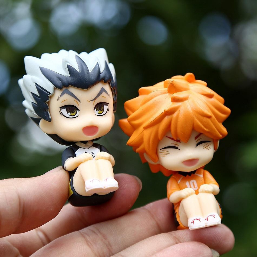 Yiran toy 1 Haikyuu!! Hinata Sugawara Koushi Mini Figur Q-Version - Bild 2