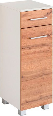 HELD MÖBEL Unterschrank Paris in Eiche und Weiß, B/H/T: 30 x 79 x 35 cm - Bild 1