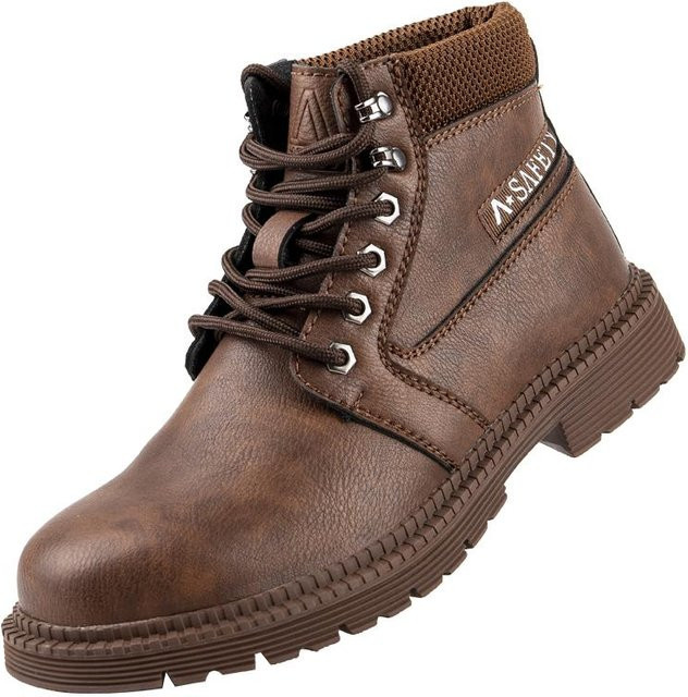 Wasserdichte Arbeitsschuhe für Herren von Shoekeeper in Braun, Größe 39, unzerstörbare Sicherheitsschuhe mit Anti-Piercing-Schutz - Bild 1