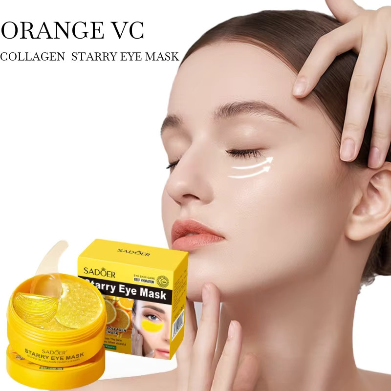 SADOER Starry Sky Augenmaske, 60 Stück, Kollagen, Vitamin C, Hyaluronsäure - Bild 1