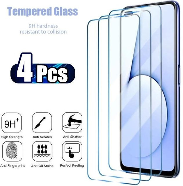 4er-Pack Displayschutz aus gehärtetem Glas für Huawei Y6, Y7, Y9 Pro, Prime 2019 und Nova 7Pro, transparent - Bild 1