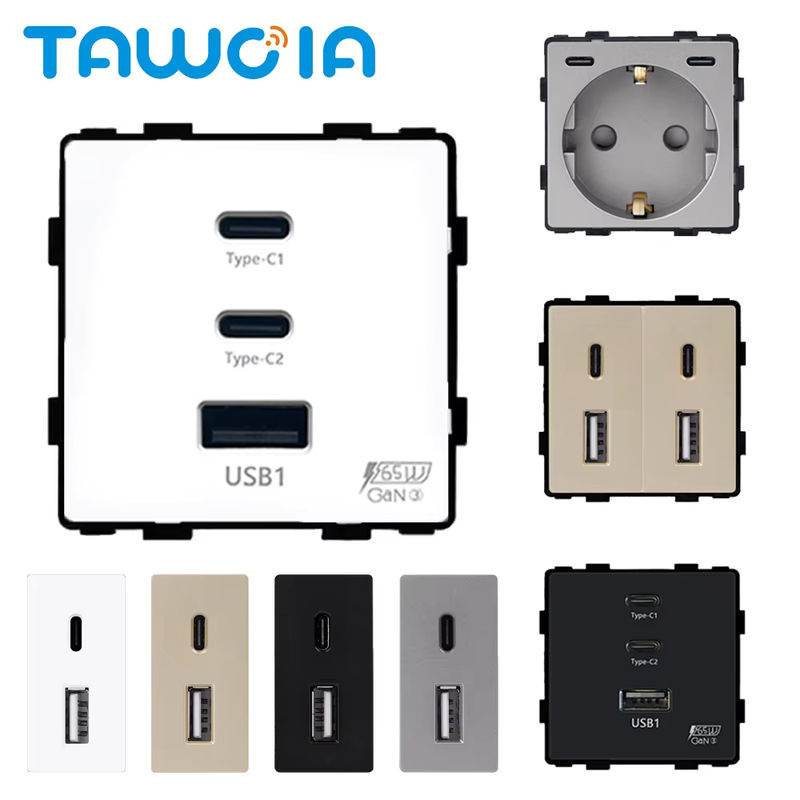 TAWOIA 65W PD Schnelllademodul mit USB Typ-C 20W Wandladegerät für TAWOIA Rahmen - Bild 4