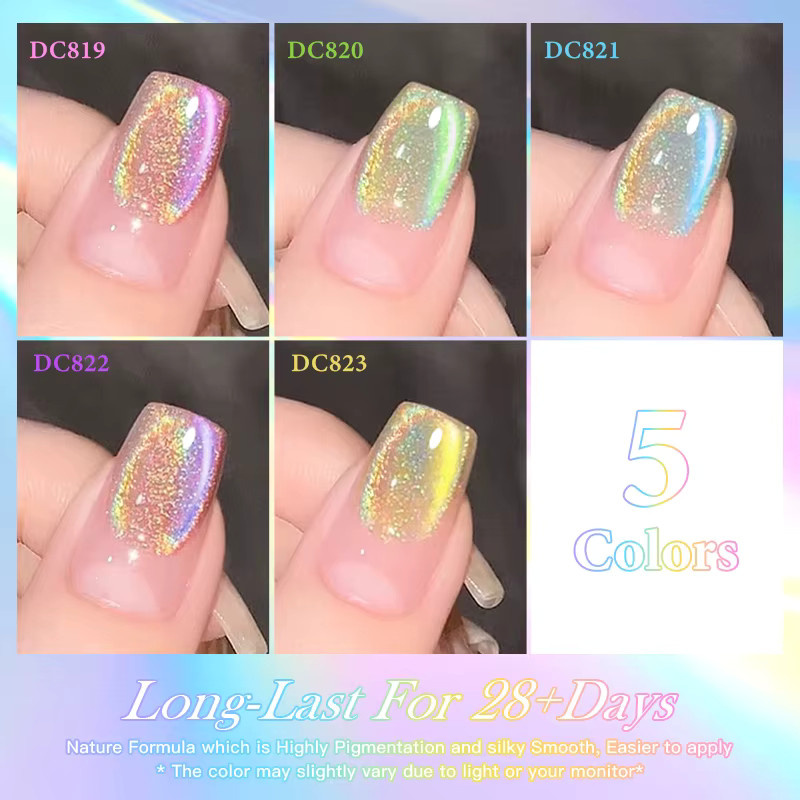 Mtssii Regenbogen Aurora Magnetischer Nagellack, 7 ml, Schimmernd - Bild 2