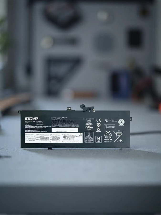 SKOWER Akku für Lenovo ThinkPad X13 Gen 1 und X390, 48Wh, Schwarz - Bild 5