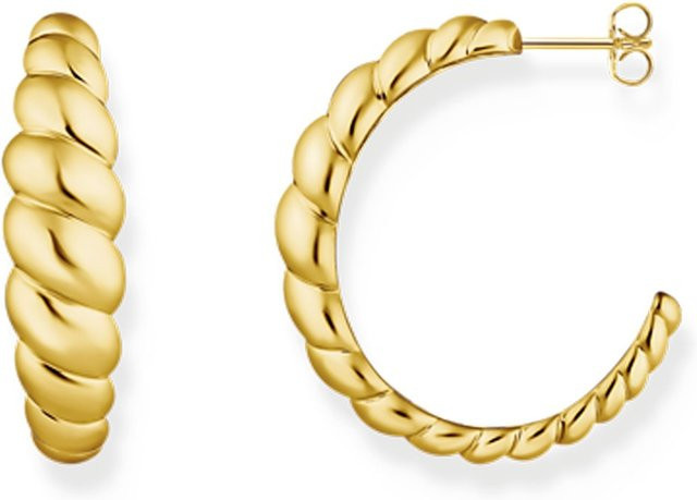 Thomas Sabo Creolen, 925 Silber, vergoldet, Damen - Bild 1
