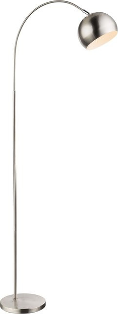 Globo Lighting Stehleuchte BENNO in Silber, verchromtes Metall, Höhe: 150 cm - Bild 1