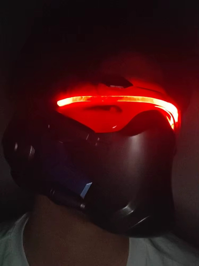 Bandai Soldat 76, Cosplay-Maske, Kunststoff - Bild 7