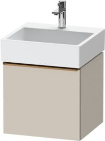 Duravit Waschtischunterschrank D-Neo beige, wandhängend, Breite: 48,4 cm, Tiefe: 44,2 cm - Bild 1