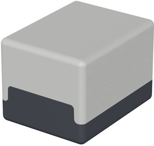 Bopla Element E 408 Elektronikgehäuse aus Polystyrol in Lichtgrau und Graphitgrau - Bild 1