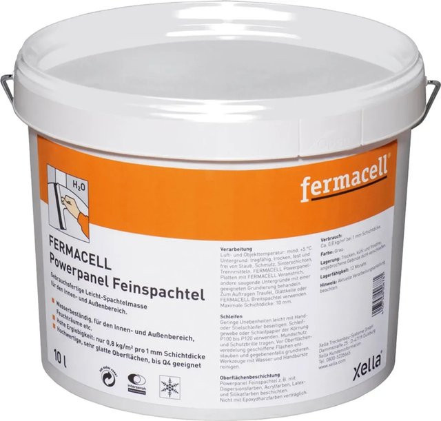 Fermacell Powerpanel Feinspachtel in Weiß auf Wasserbasis - Bild 1