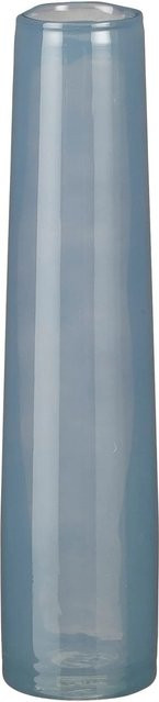 Mica Decorations Vase Xandra schlank in Hellblau, Höhe: 30,5 cm, Durchmesser: 7 cm - Bild 1