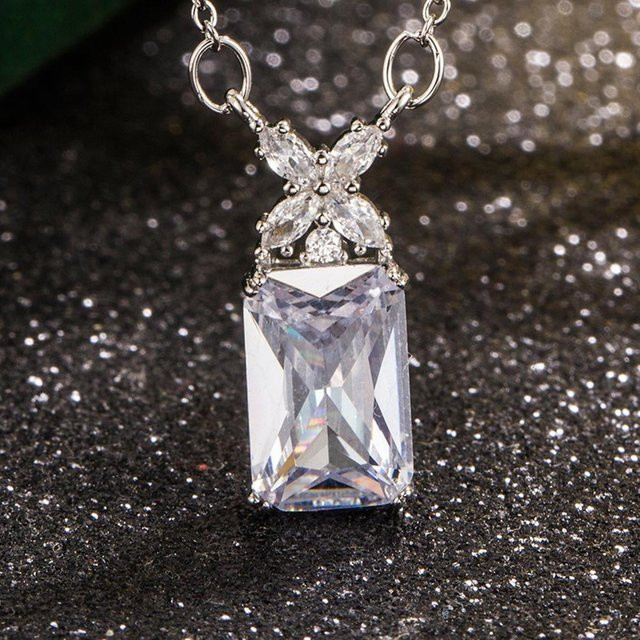 Lucky Star Jewelry Anhänger Halskette, Kupfer, Zirkonia, gray, Damen - Bild 1