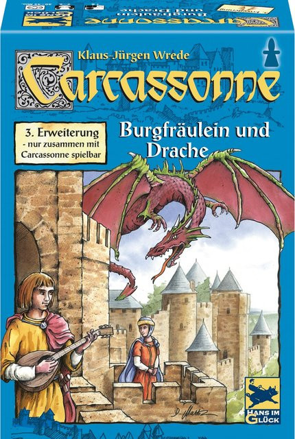 Schmidt Spiele Carcassonne Burgfräulein und Drache - Bild 1
