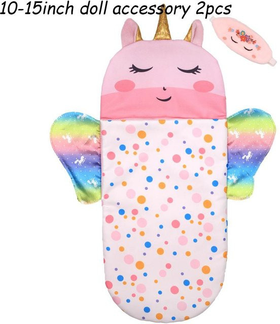 Kidsly Puppe Schlafsack Liebliches Einhorn, Zubehör - Bild 1
