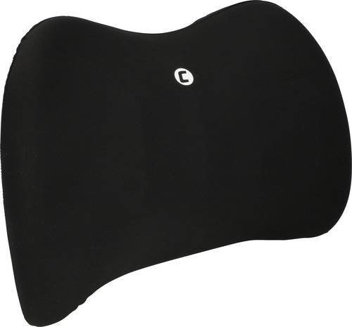 Cartrend 700514 Lendenkissen aus Memory Foam in Schwarz mit abnehmbarem Bezug - Bild 1