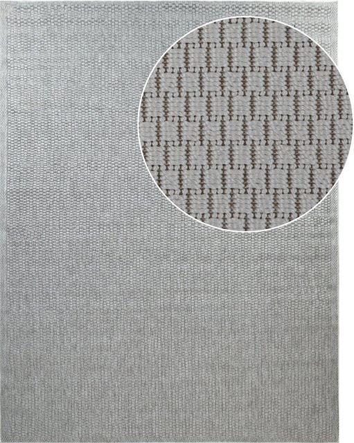 In- & Outdoor-Teppich Timba Grau, B/T: 160 x 220 cm, pflegeleicht und fußbodenheizungsgeeignet - Bild 1