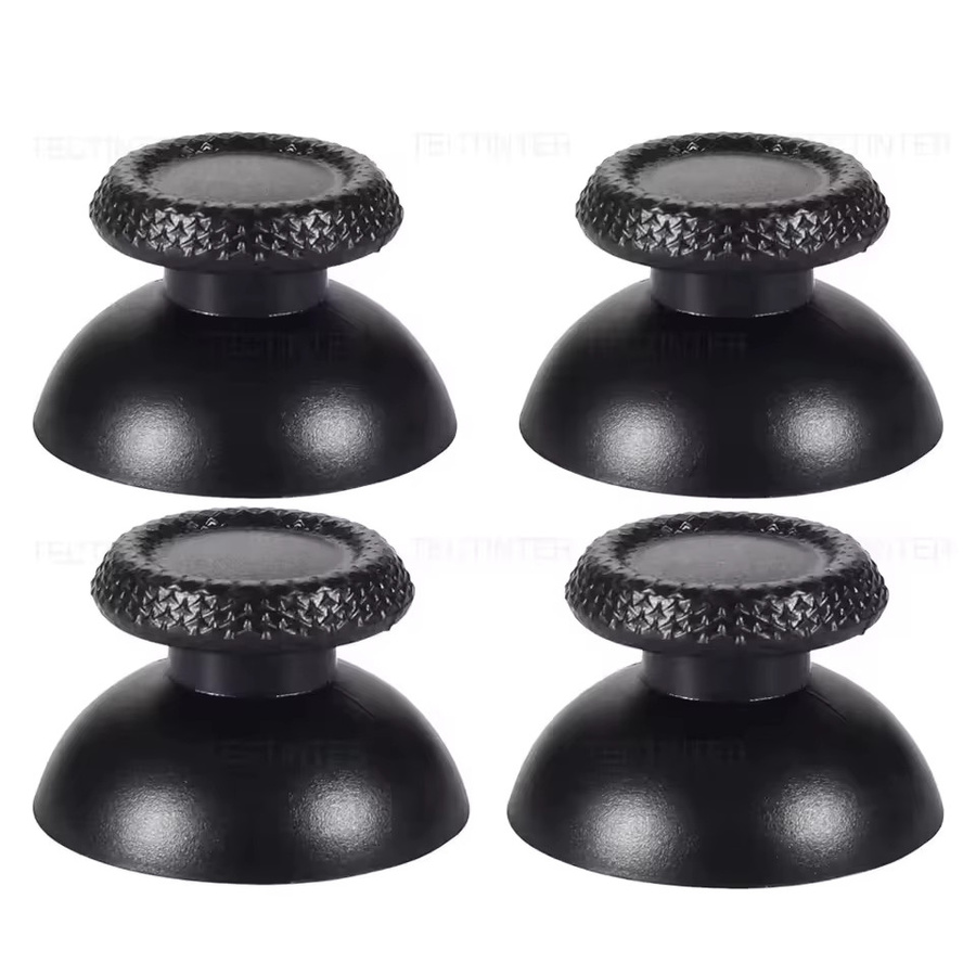 10 Stück TECTINTER 3D Analog Joystick Thumbstick Grip Caps in Schwarz für PS4 PRO Controller Reparatur Zubehör - Bild 4