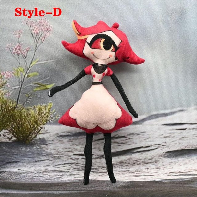 Yiran toy Hazbin Hotel Vox Alastor Niffty Plüschtier Puppe, 28cm, ab 14 Jahren - Bild 1