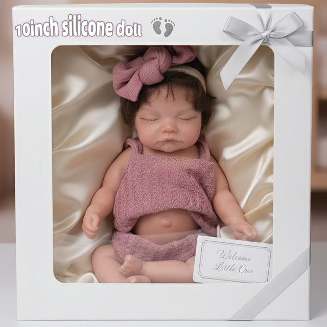 AnjoDoll Reborn Puppe Mädchen, Silikon, 1-teiliges Set - Bild 1