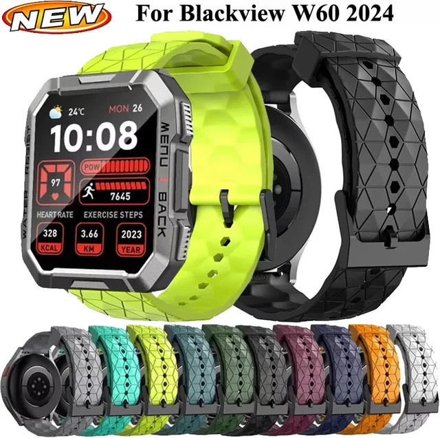 Blackview Uhrenarmband Silikon, 22 mm, Bunt, Unisex - Bild 1