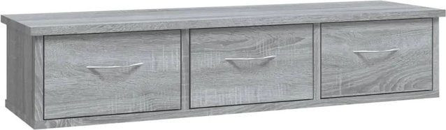 vidaXL Wandschrank Grau Sonoma aus Holzwerkstoff B/T/H: 88 x 26 x 18,5 cm - Bild 1