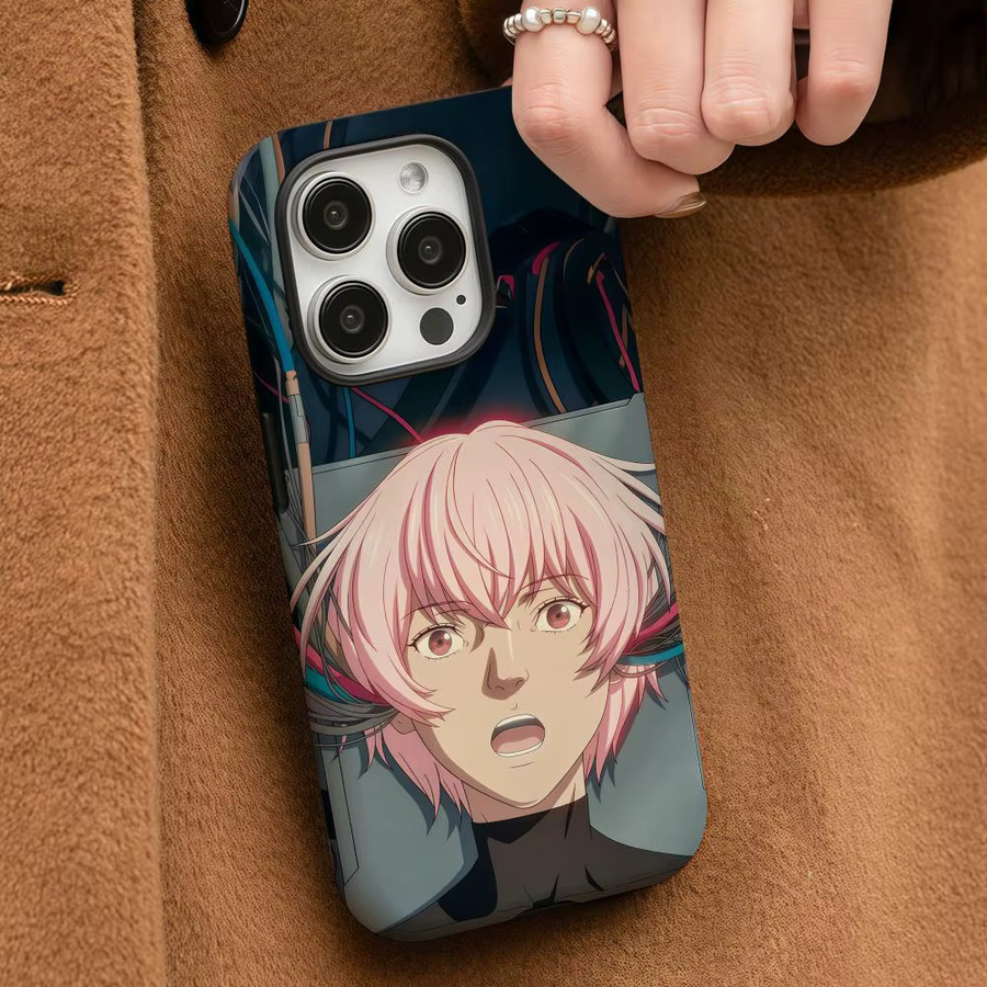 T-TAINY DATA Handyhülle für iPhone 17 16 15 14 13 12 Pro Max Plus mit glänzender HD-Doppelschicht-Flüssigkeits-Hartschale in Multicolour - Bild 3