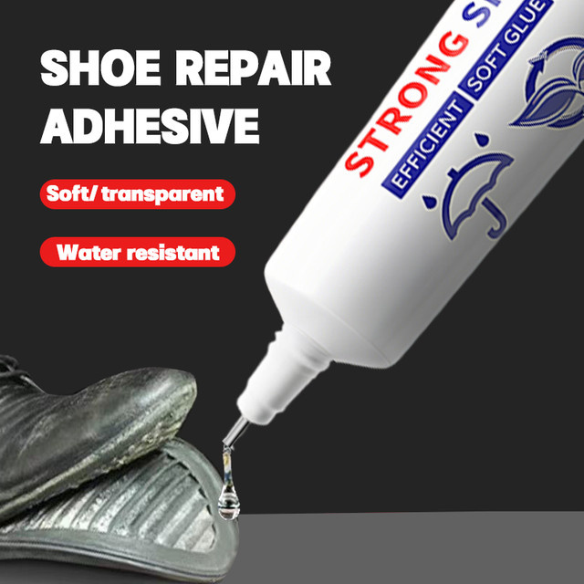 Universeller Schuhreparaturkleber transparent, wasserdichter und schnell trocknender Multifunktionskleber für Leder, 60 ml - Bild 1