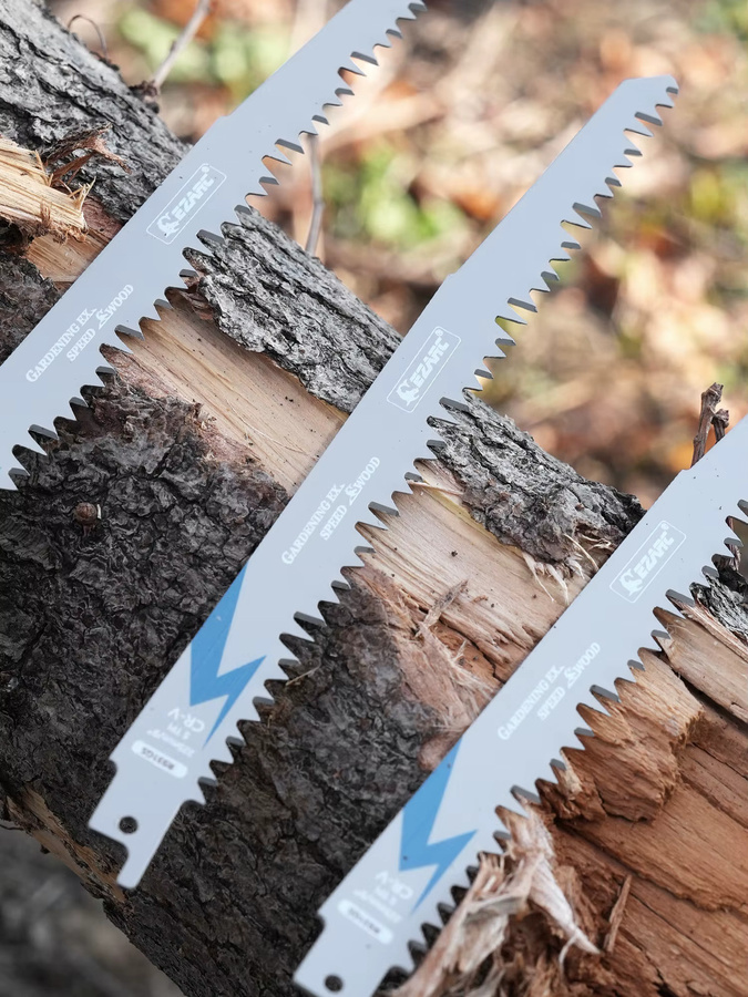 EZARC 10er Set Holz-Säbelsägeblätter aus CRV-Stahl mit 5TPI, 5 Stück 150 mm und 5 Stück 225 mm - Bild 5