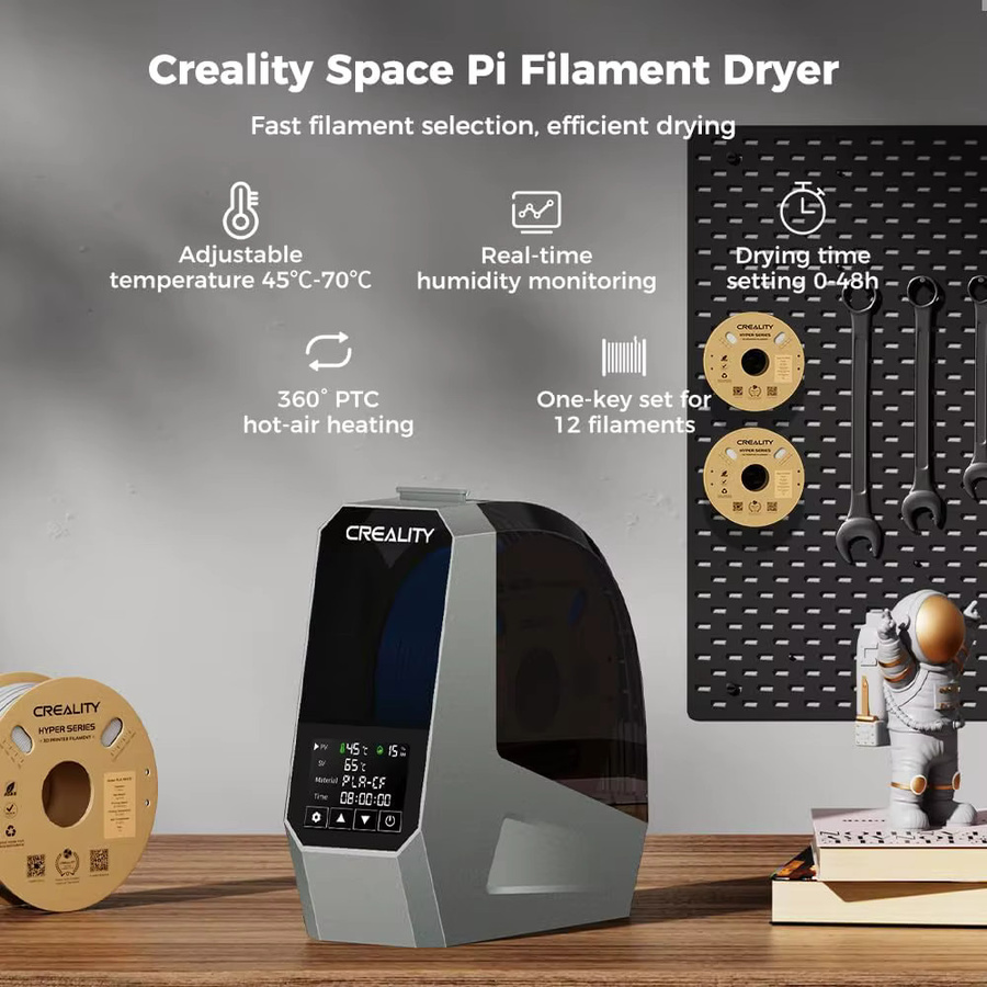 Creality Space Pi Filament Trockner Box zur Lagerung von bis zu 1 kg 3D-Drucker Filament - Bild 4