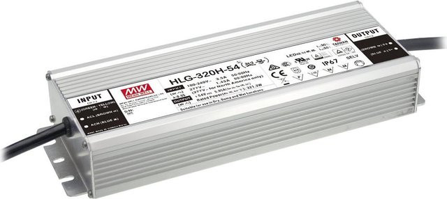 Meanwell LED-Netzteil 320W 24V IP67 in Silber - Bild 1