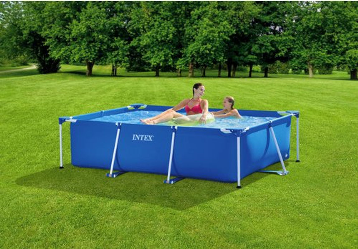 Intex Frame Swimming Pool Set Serie Family II, blau, B/L/H: 260 x 160 x 65 cm - Bild 4