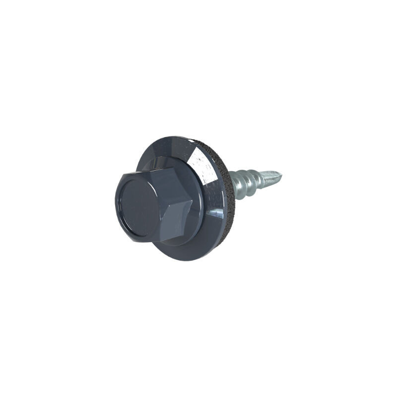 Friedrich von Lien AG Sechskant Systemschrauben aus Stahl, verzinkt, 100er Pack, Durchmesser: 4,8 mm, Länge: 19 mm - Bild 1