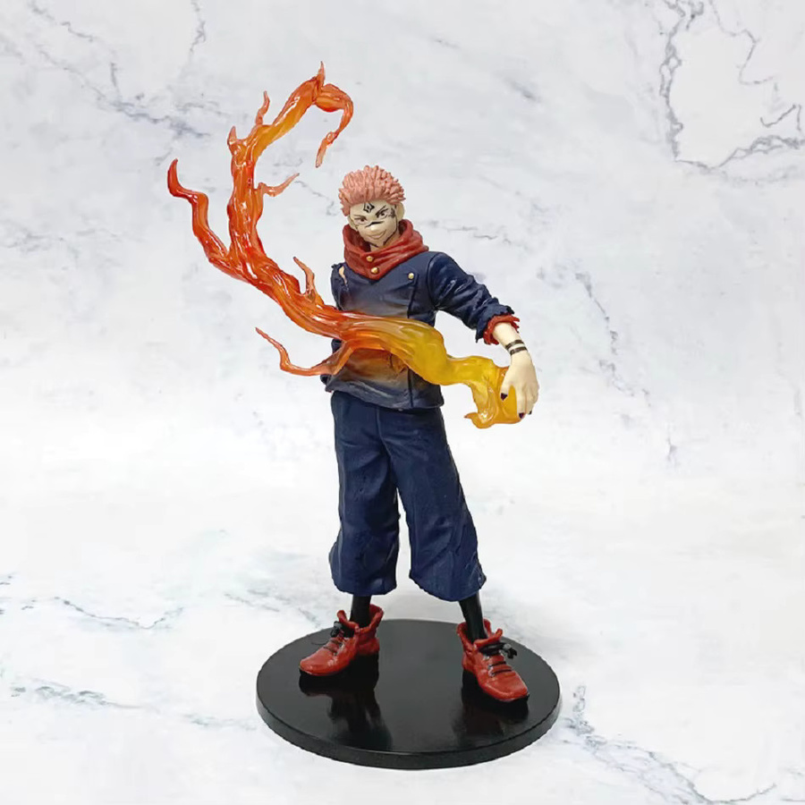 Bandai Jujutsu Kaisen Actionfigur Itadori Yuji aus PVC, Multicolor, Höhe: 21 cm - Bild 1