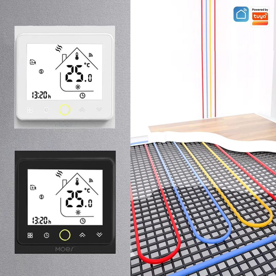 Moes WiFi Smart Thermostat für Fußbodenheizung und Gasboiler mit Alexa, Google Home und Tuya App Steuerung via Zigbee - Bild 4