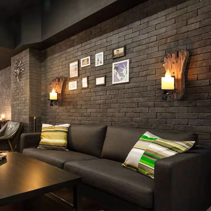 JOYINLED Retro Industrie LED Wandleuchte Schwarz mit E27 Fassung und Käfig-Design für Loft-Stil - Bild 4