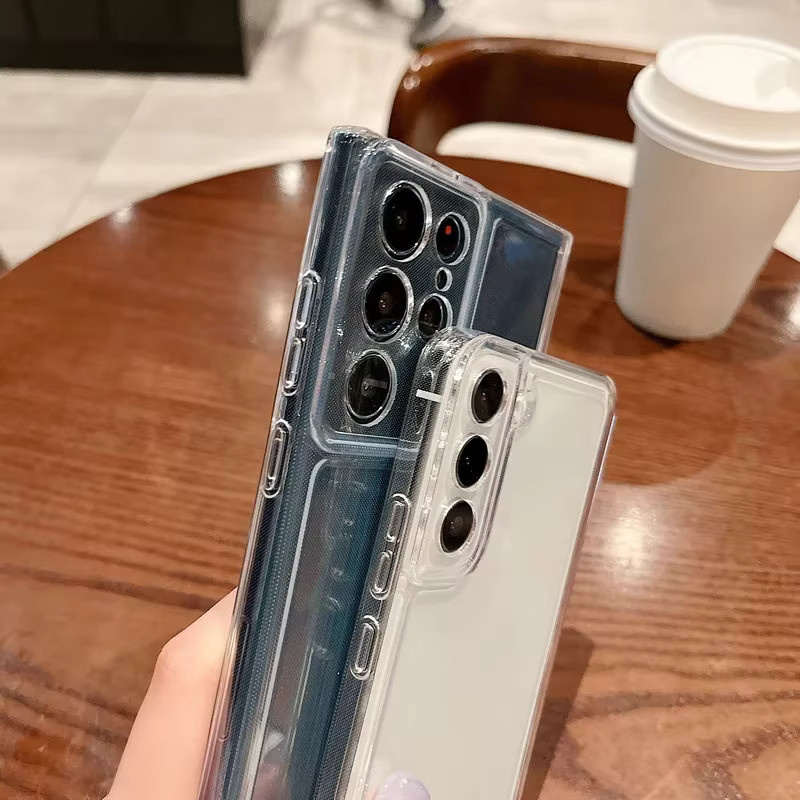 Transparente TPU-Schutzhülle für Samsung Galaxy S26 Plus Ultra Edge A56 A36 A26 A16 A37 A57 A17 A07 A06 mit Airbag-Funktion und dünnem Silikon-Design - Bild 2