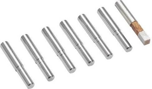 Hager KJ31Z1 Steckerstifte für Zählersteckklappe 100A, Farbe: Silber - Bild 1
