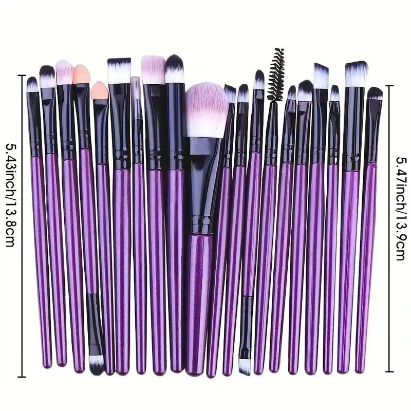 RUNTOIN Make-up-Pinsel-Set, 20-teilig, Unisex - Bild 3