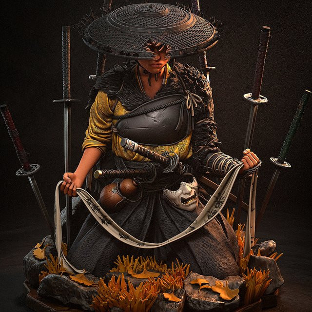 Novivis The Way Of The Blade Modellfigur, weiß, Einzelfigur - Bild 1