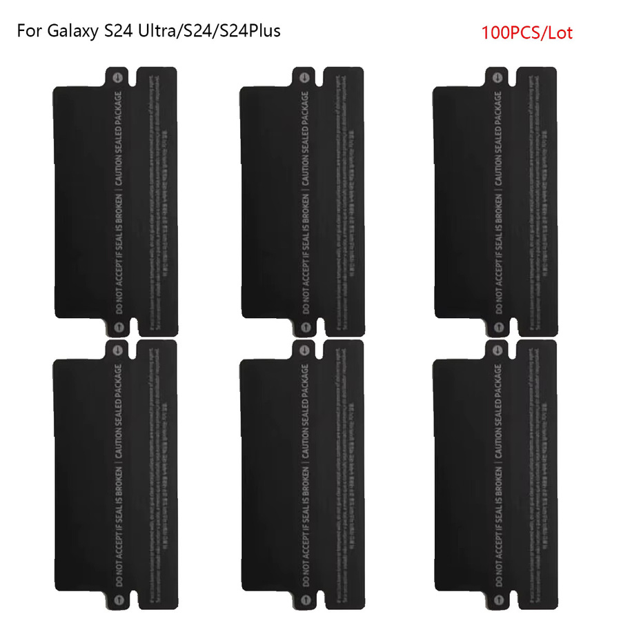 100 Stück Samsung Galaxy S24 Ultra und S24 Plus Schutzfolien für die Box-Verpackung in Weiß - Bild 3
