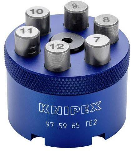 Knipex 97 59 65 TE2 Kontaktaufnahme für gedrehte Kontakte 0,14 bis 6 mm² - Bild 1