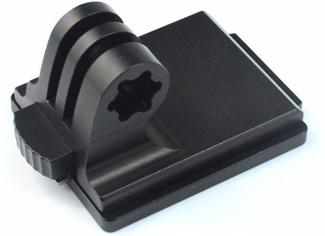 Koogeelife Actionkamera Helm Halterung aus Aluminiumlegierung in Schwarz - Bild 1