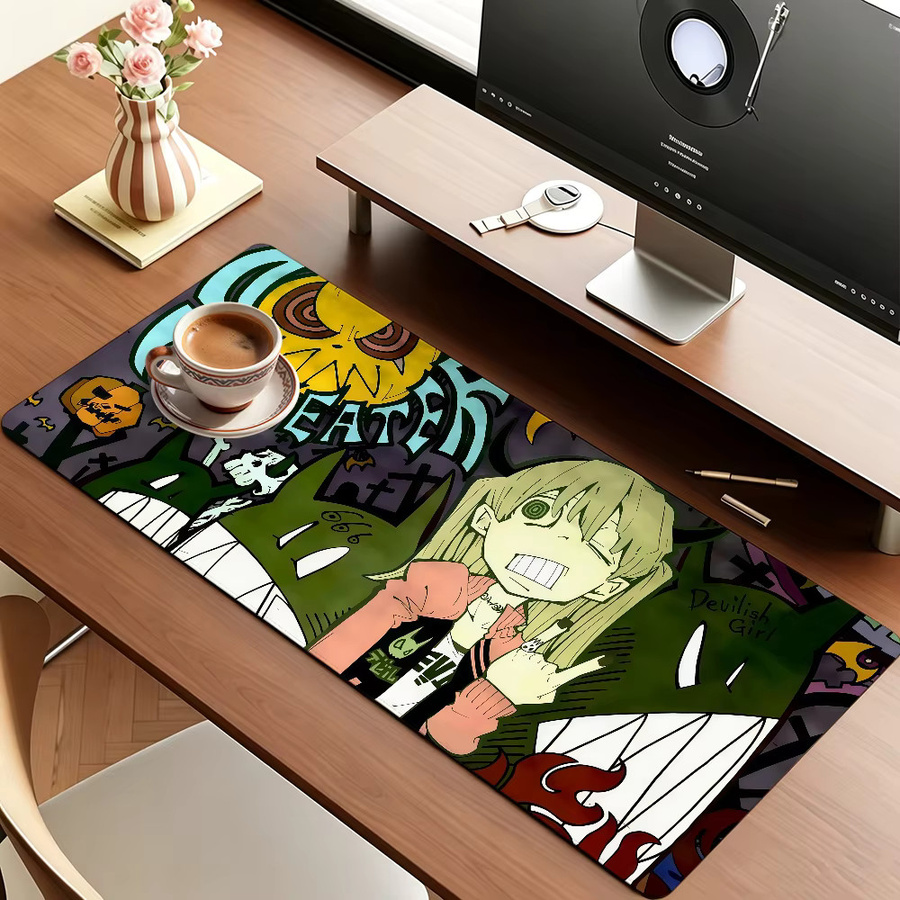 Soul Eater Mauspad für Büro und Gaming, rutschfest und wasserdicht, multicolour - Bild 4